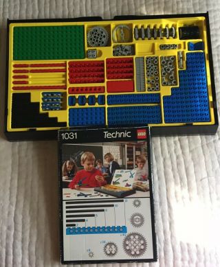 Vintage Lego Technic Dacta 1031 Educational Box Set Almost Complete