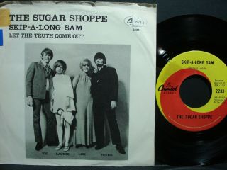The Sugar Shoppe Canadian 45 & Very Rare Picture Sleeve / Skip - A - Long Sam / Nm