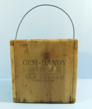 Vintage Gem - Dandy Junior Size Bug Box Sam Graham Gordo,  Alabama.  USA 2