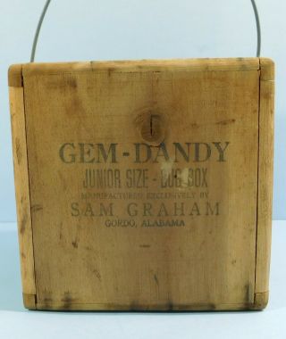 Vintage Gem - Dandy Junior Size Bug Box Sam Graham Gordo,  Alabama.  USA 3