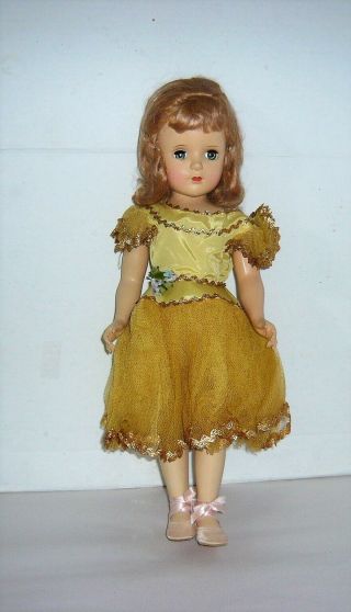 17 " Vintage Madame Alexander Nina Ballerina Hard Plastic Doll