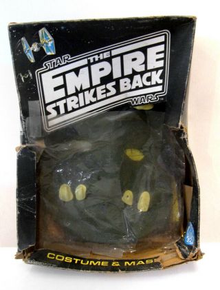Star Wars Ben Cooper Costume Mask Gamorrean Guard Esb Box Vintage Rare Rotj