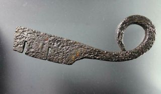 Fire striker,  key function,  iron,  Late Medieval,  Europe,  14th - 15th Century AD 2