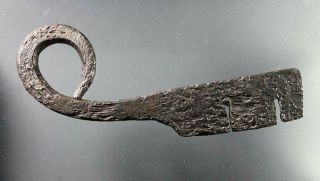 Fire striker,  key function,  iron,  Late Medieval,  Europe,  14th - 15th Century AD 3