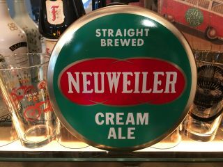 Superior Rare Scarce Breweriana: Vintage And Rare Neuweiler Beer Sign