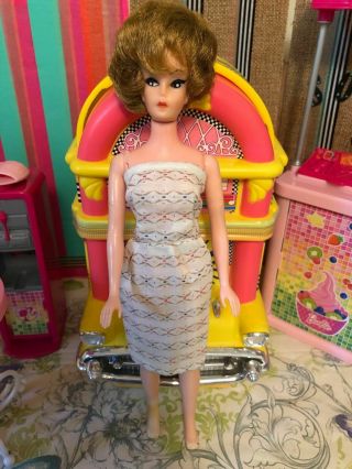 Vintage Barbie Doll Clone Sheath Dress Babs.  Maddie Mod,  Suzette