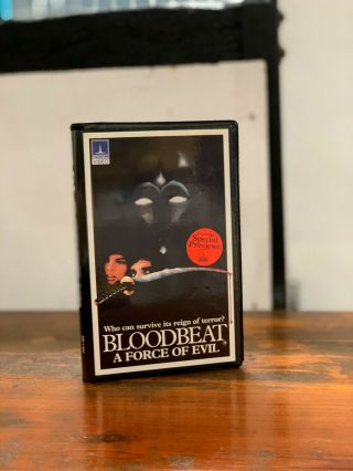 BLOODBEAT rare Australian Thorn - EMI VHS Video 80s martial arts horror movie 2