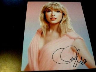 Rare Taylor Swift Signed Autograph 8x10 Photo W/coa - Shake It Off