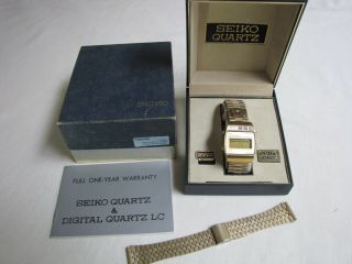 Vintage 1970s Seiko A159 - 4019 Digital Quartz Watch,  Rare,  Made In Japan,  Gte