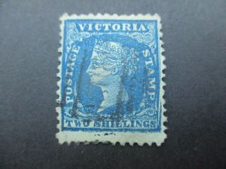 Victoria Stamps: 2/ - Blue Queen Victoria - Rare (d275)