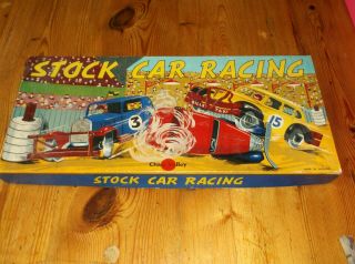 Very Rare Stock Car Racing Board Game By Chad Valley.  1950/s