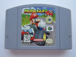 Authentic Mario Kart Players Choice Nintendo 64 N64 Rare Game Oem Good