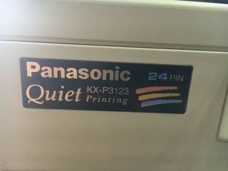 Becoming Rare,  Panasonic KX - P3123 Color 24 - Pin Quiet Printing Dot Matrix Printer 2