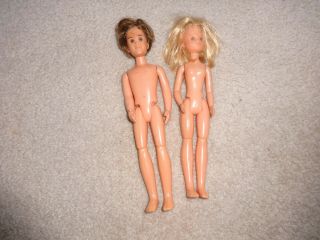 Vintage 1973 Mattel Sunshine Family Dolls Father & Mother?