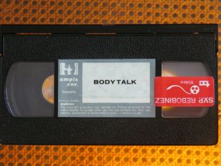 BODY TALK VHS VG MEGA RARE NTSC EROTIC 3