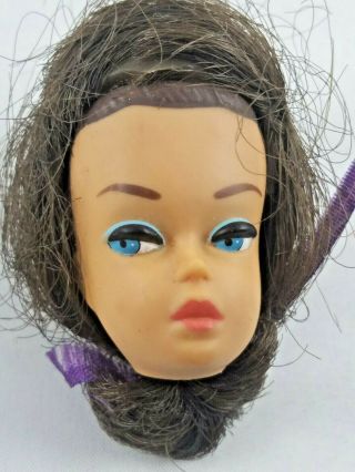 High Color Fashion Queen Vintage Barbie Head 1960’s Paint No Green