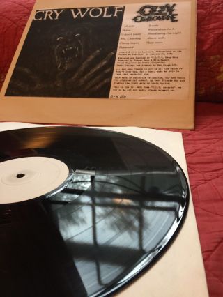 Ozzy Osbourne ‎Bootleg Live Cry Wolf Bark At The Moon Tour 83 Rare Lp Not TMOQ 3
