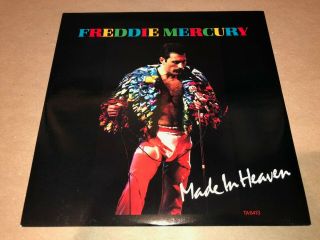 Queen Rare Freddie Mercury Made In Heaven 12 " Vinyl Record Cbs Ta 6413 Import