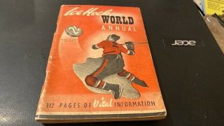 Ice Hockey - - - World Annual - - - 1949 - 50 - - - Rare