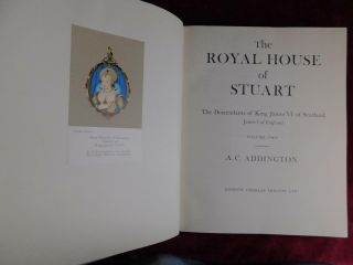 ROYAL HOUSE of STUART: DESCENDANTS of KING JAMES VI of SCOTLAND/2 big books/RARE 3