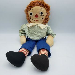 Antique Vintage Raggedy Andy Doll Johnny Gruelle 