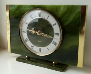 Vintage Bentima " Art Deco " Mantle Clock " Rare "