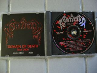 Mortician Domain Of Death Cd Tour 2000 Limited Edition Rare Oop