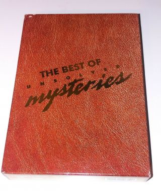 The Best Of Unsolved Mysteries 4 - Disc Set Dvd Rare