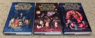 Star Wars " Thrawn Trilogy " Vol 1 2 3 Hardcover Hc Set By Timothy Zahn Rare & Oop