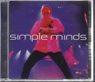 1 Cent Cd Simple Minds Real Live 91 Rare Import Uk Fan Club Release 8 Tracks