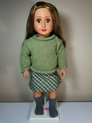 Pleasant Company/american Girl Doll Clothes 18 " Perfect Plaid Skirt Outfit