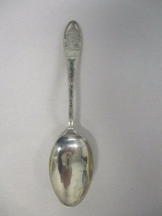 Antique Bates & Klinke Sterling Silver Washington Dc Souvenir Spoon