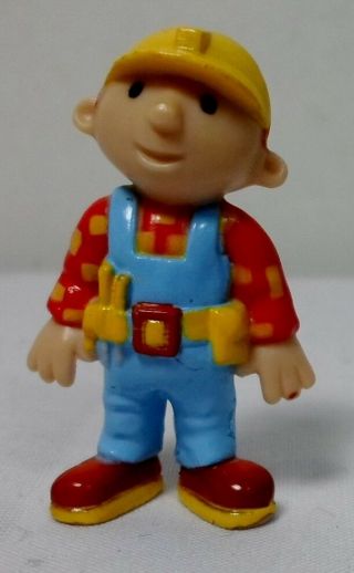 Bob The Builder 1.  5  Plastic Figure Figurine Rare A