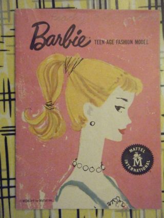 1959 First Year Barbie Booklet Ponytail Barbie Mine Always