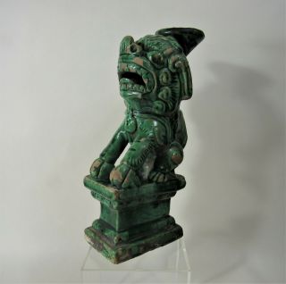 Antique Chinese Terracotta Foo Dog Statue Roof Tile
