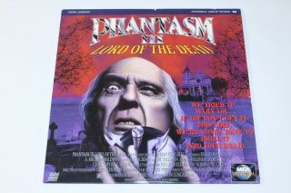 Rare Laserdisc Thriller Horror Movie Phantasm Ii Lord Of The Dead Reggie Bannis
