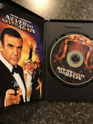 /1097\ Never Say Never Again MGM DVD Rare & OOP w/ Booklet (007 Bond,  Connery) 2