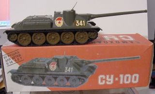 Rare Vintage Russian Military Metal Tank Made In Russia Toy Su - 100 Con