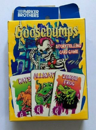 Rare Vintage Goosebumps Storytelling Card Game - Parker Brothers Complete,  Cib
