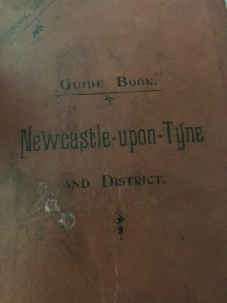 Very Rare Antique Newcastle Guide Book From 1896