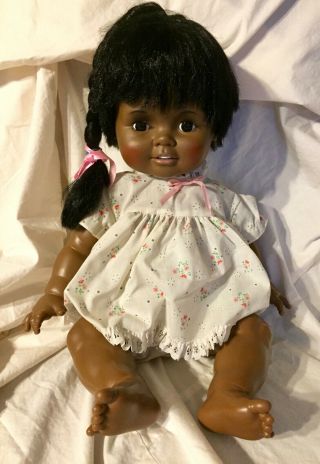 Ideal African American 1972 - 73 Vintage Baby Chrissy Baby Doll - 24 ".