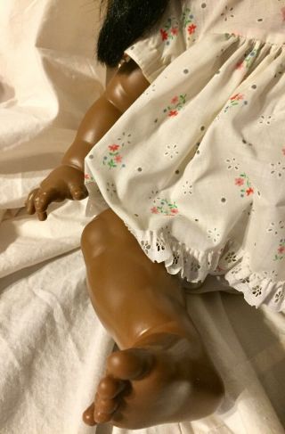 Ideal African American 1972 - 73 Vintage Baby Chrissy Baby Doll - 24 