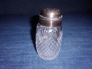 Antique American Brilliant Cut Crystal Glass Hawkes Shaker