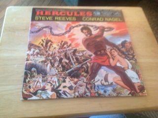 Rare Steve Reeves Hercules Rca Lby - 1036 1959 Soundtrack Conrad Nagel