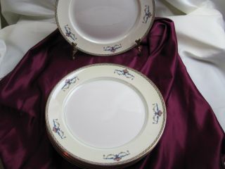7 - Antique Pope Gosser " Melrose Pattern " China Dinner Plates