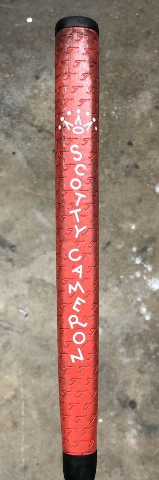 Scotty Cameron Custom Shop Red Baby T Midsize Putter Grip - Rare - Authentic