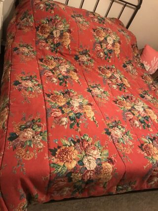 Ralph Lauren Rare Discontinued Aylesbury Comforter Sz Full / Queen Reversible