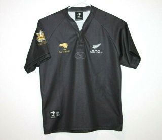 Zealand All Golds Isc Rare Jersey Rugby League 2008 Centenary Test