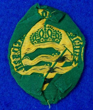 Antique German Germany Saxony Saxon WW1 Patch Badge 2