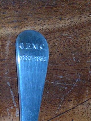 Rare Antique Solid Silver Old English Mastiff Club Dog Spoon 1883 - 1933